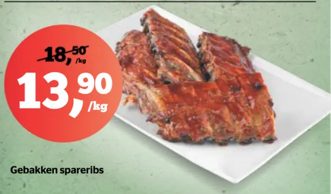 Promotie: Gebakken spareribs