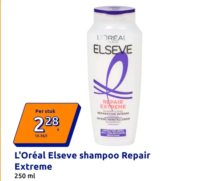 Aanbieding: Elseve shampoo Repair Extreme