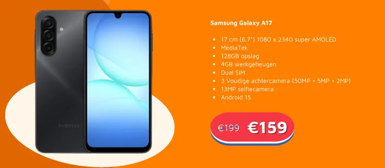 Aanbieding: Samsung Galaxy A17