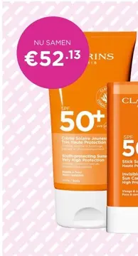 Aanbieding: CLARINS sun care body Youth-protecting Sunscreen Body Very High Protection SPF 50+