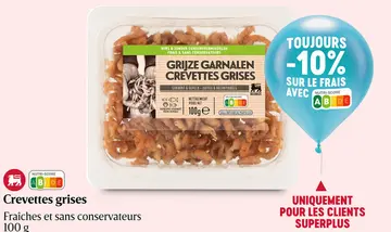 Offre: Crevettes grises