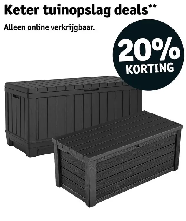 Aanbieding: Tuinopslag deals