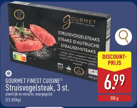 Promotie: Struisvogelsteak
