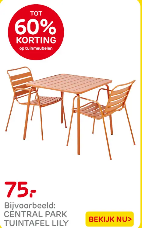 Aanbieding: Tuintafel lily