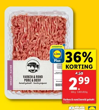Aanbieding: VARKEN & RUND