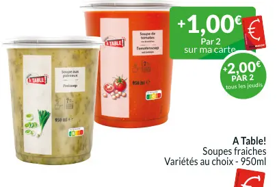 Offre: Soupes fraiches