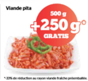 Offre: Viande pita