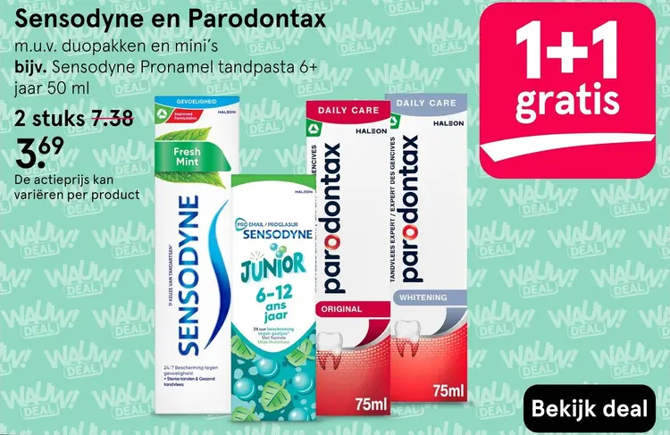 Aanbieding: Sensodyne en Parodontax