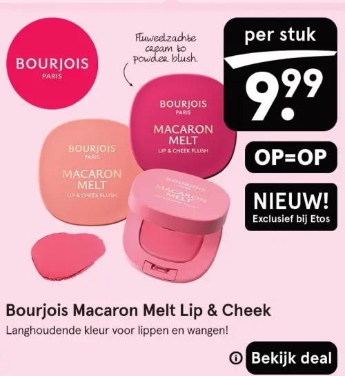 Aanbieding: Macaron Melt Lip & Cheek