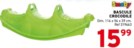 Offre: Bascule crocodile