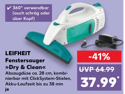 Aanbieding: Fenstersauger "Dry & Clean"