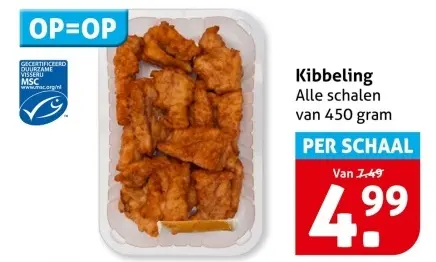 Aanbieding: Kibbeling