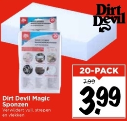 Aanbieding: Dirt Devil Magic Sponzen Verwijdert vuil , strepen en vlekken