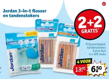 Aanbieding: Jordan 3-in-1 flosser en tandenstokers