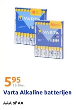 Aanbieding: Varta Alkaline batterijen