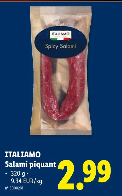 Offre: Salami piquant