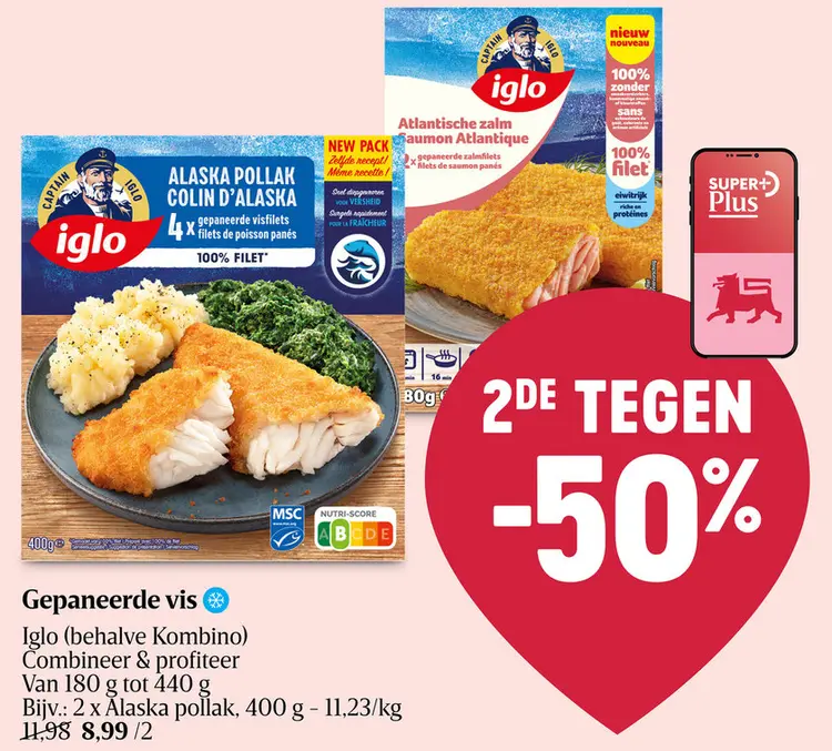 Promotie: Gepaneerde vis