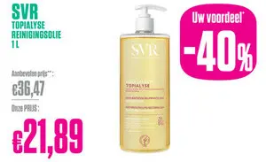 Promotie: Topialyse reinigingsolie