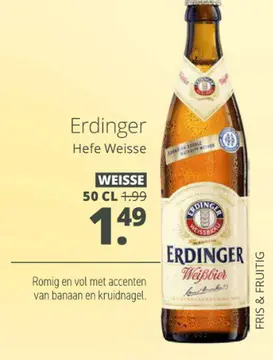 Aanbieding: Erdinger Hefe Weisse