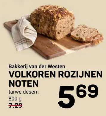 Aanbieding: Volkoren rozijnen noten