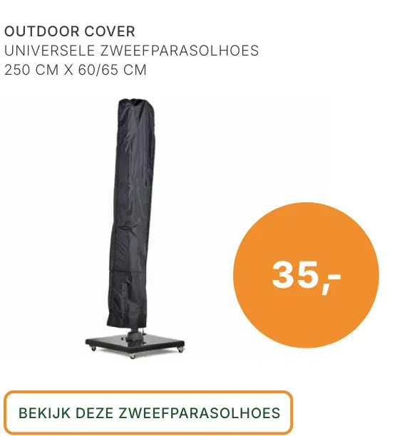 Aanbieding: Zweefparasolhoes