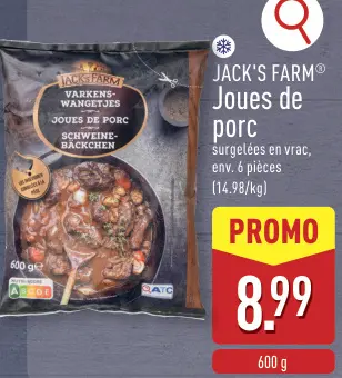Offre: Joues de porc