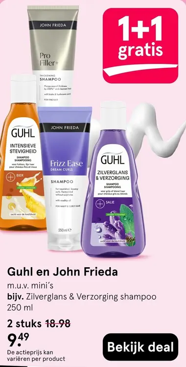 Aanbieding: Guhl en John Frieda
