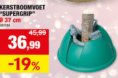 Aanbieding: Kerstboomvoet supergrip 37cm