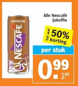 Aanbieding: Alle Nescafé ijskoffie