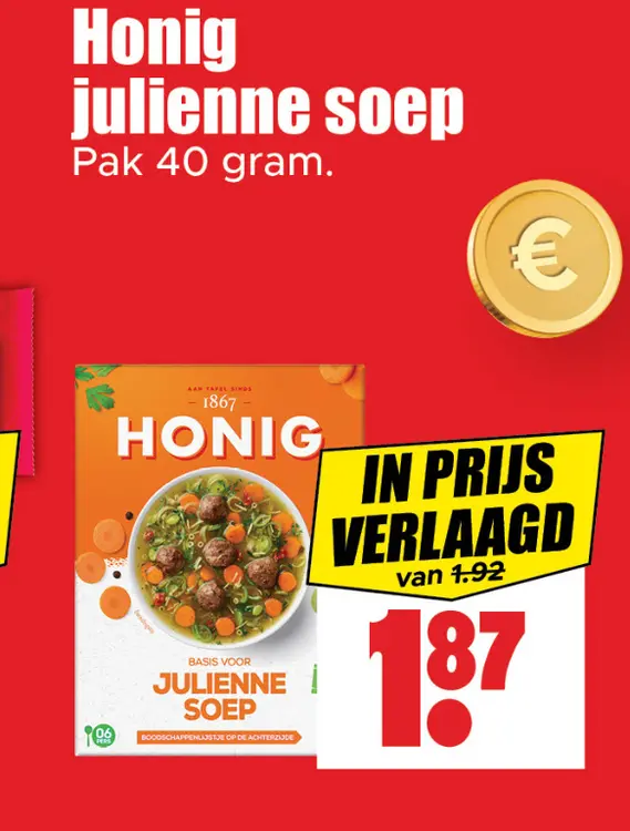 Aanbieding: Honig julienne soep