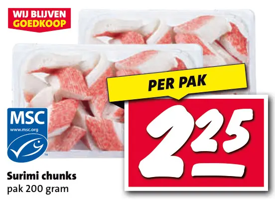 Aanbieding: Surimi chunks