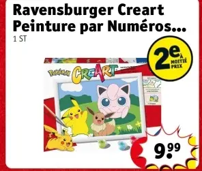 Offre: Creart Peinture par Numéros...