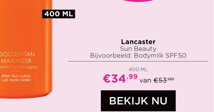 Aanbieding: Bodymilk SPF50