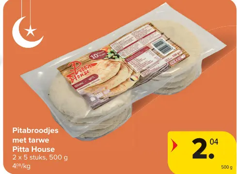 Promotie: Pitabroodjes met tarwe