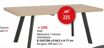 Aanbieding: Tafel