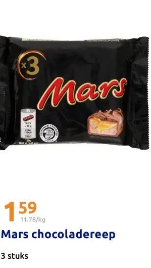 Aanbieding: Mars chocoladereep