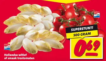 Aanbieding: Hollandse witlof of smaak trostomaten