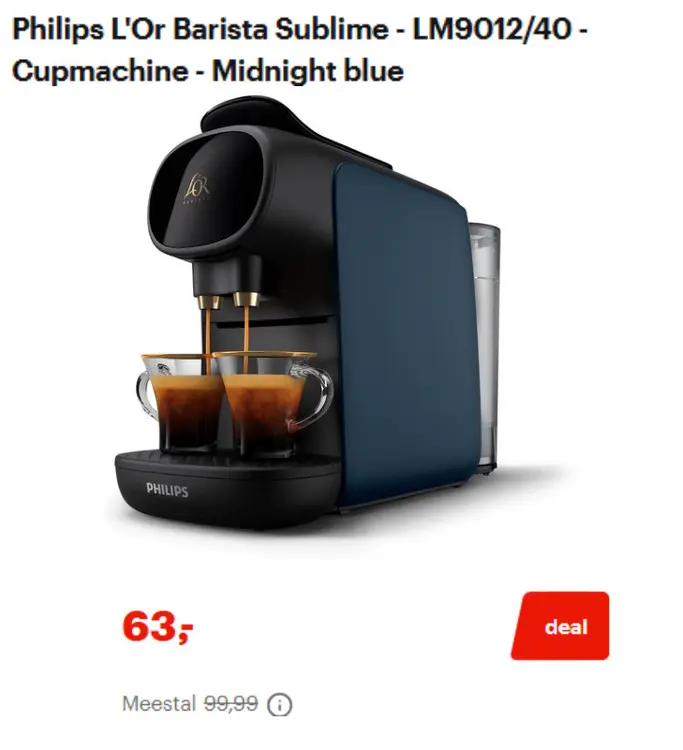 Promotie: cupmachine - Midnight blue