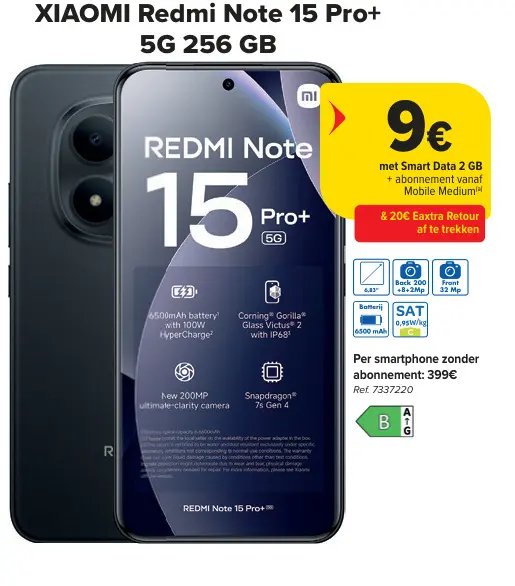 Promotie: Redmi Note 15 Pro+ 5G 256 GB