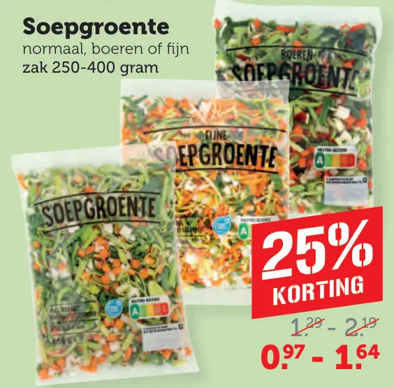 Aanbieding: Soepgroente