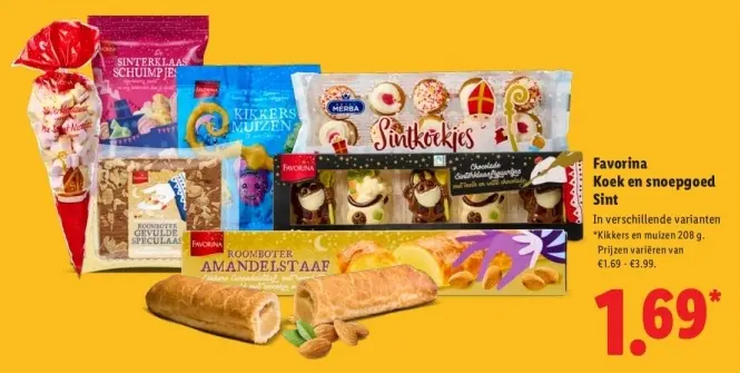 Aanbieding: Koek en snoepgoed Sint
