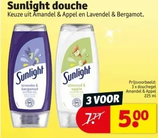 Promotie: Sunlight douche