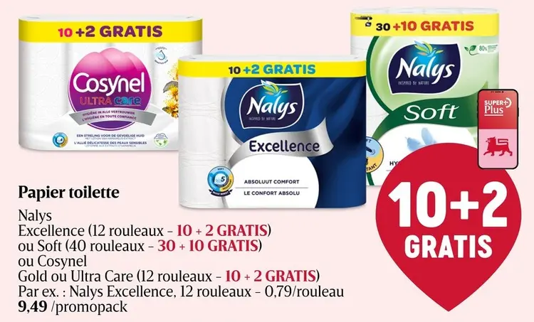 Offre: Papier toilette