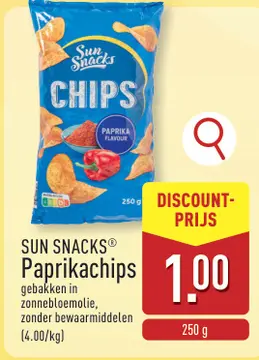 Aanbieding: SUN SNACKS® Paprikachips