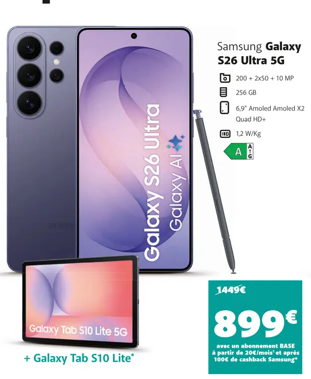 Offre: Samsung Galaxy S26 Ultra 5G