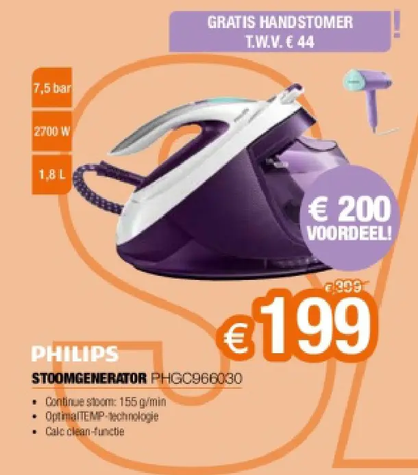Promotie: Stoomgenerator phgc966030