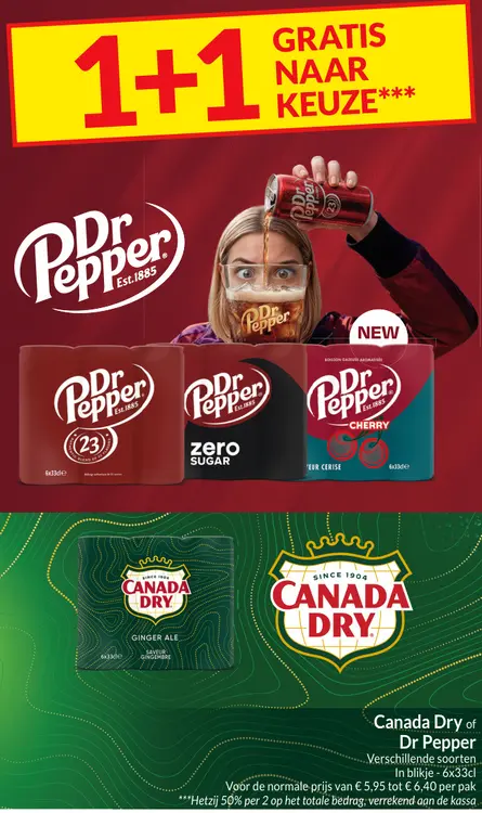Promotie: Dr Pepper of Canada Dry