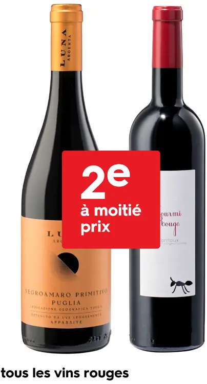 Offre: Tous les vins rouges
