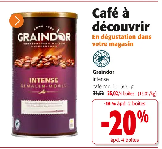 Offre: Café moulu Intense