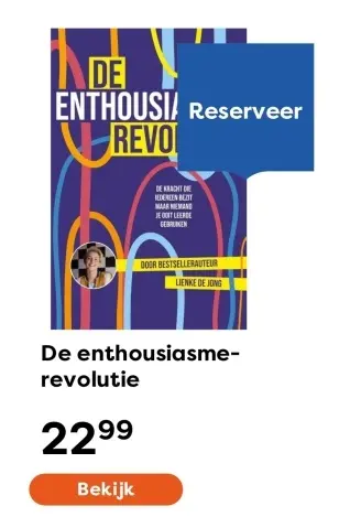 Aanbieding: De enthousiasme-revolutie
